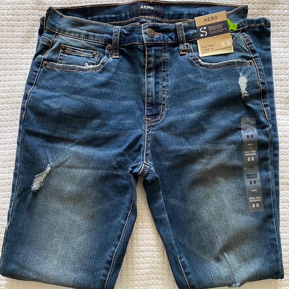 Aeropostale seriously stretchy high wasted jeans